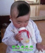 婴儿创意发型图片大全 超可爱搞笑婴儿发型