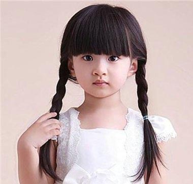 小女孩发型设计长发图片