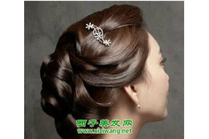 最新韩式新娘发型扎法图片