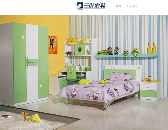 测评：温馨简单  三叶儿童卧室家具